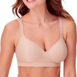 Bali Women's Comfort Revolution Wireless Bra Almond 38DD NWT